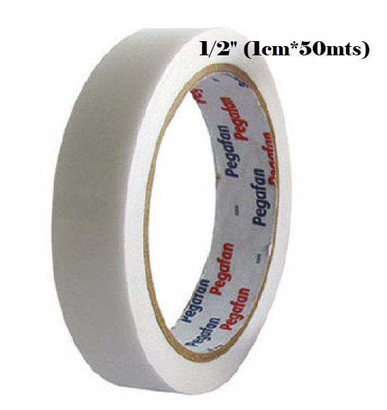 V007- Pegafan - Cinta doble faz 1/2" blanca