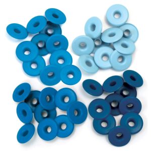 41590-9 WR - Azul - Eyelets grandes - 60 unidades