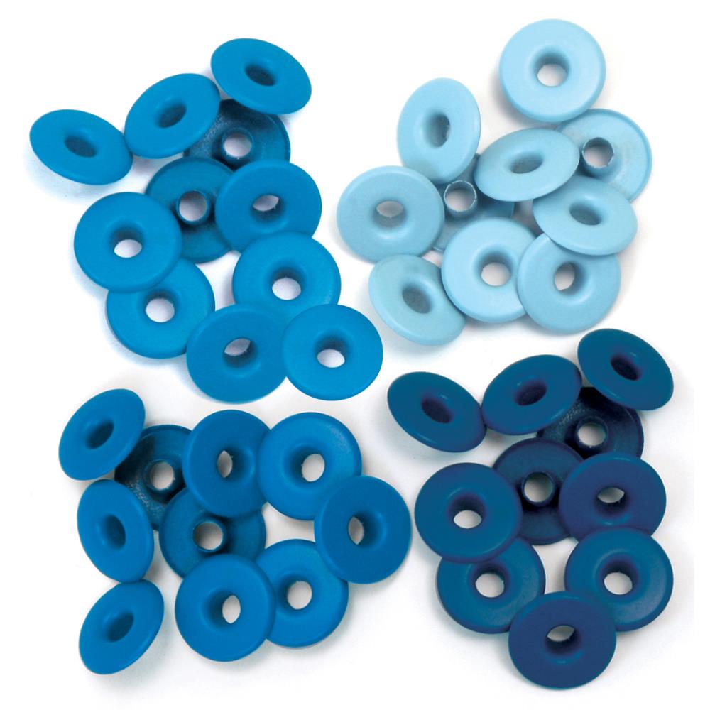 41590-9 WR - Azul - Eyelets grandes - 60 unidades