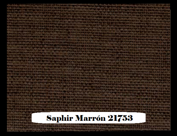 21753 - Lino Textil Saphir Marrón - Imagen 3