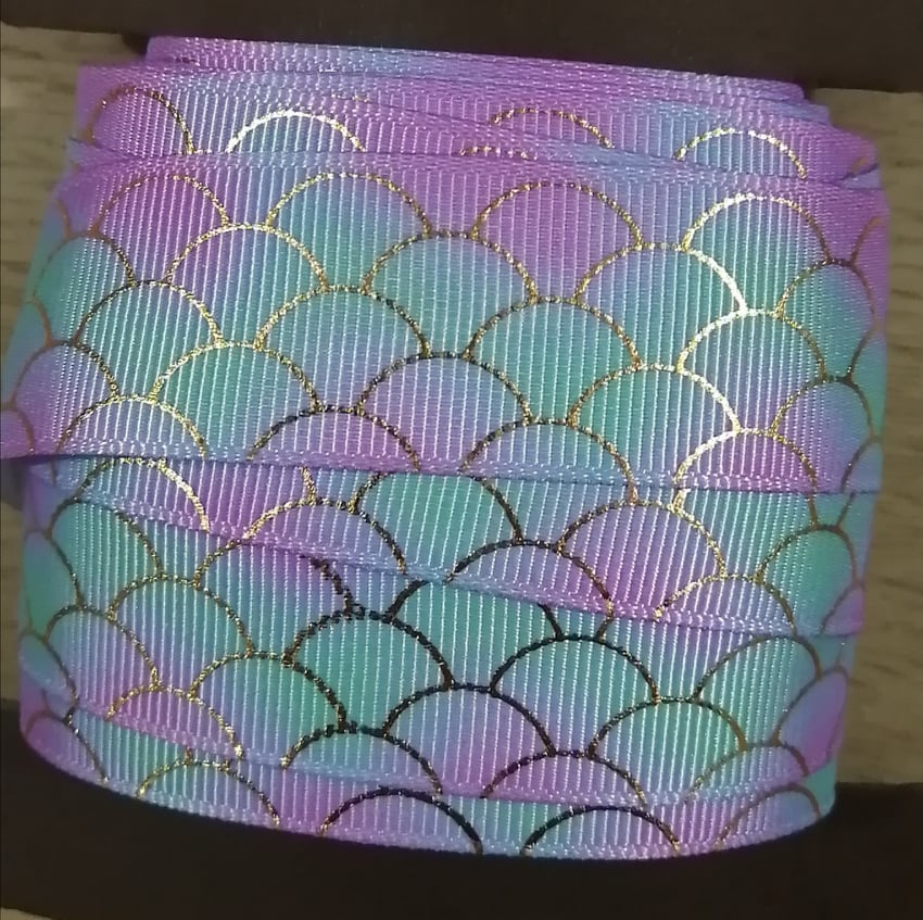 cfant01 - Cinta fantasia Sirena 2.50 - 10 yardas