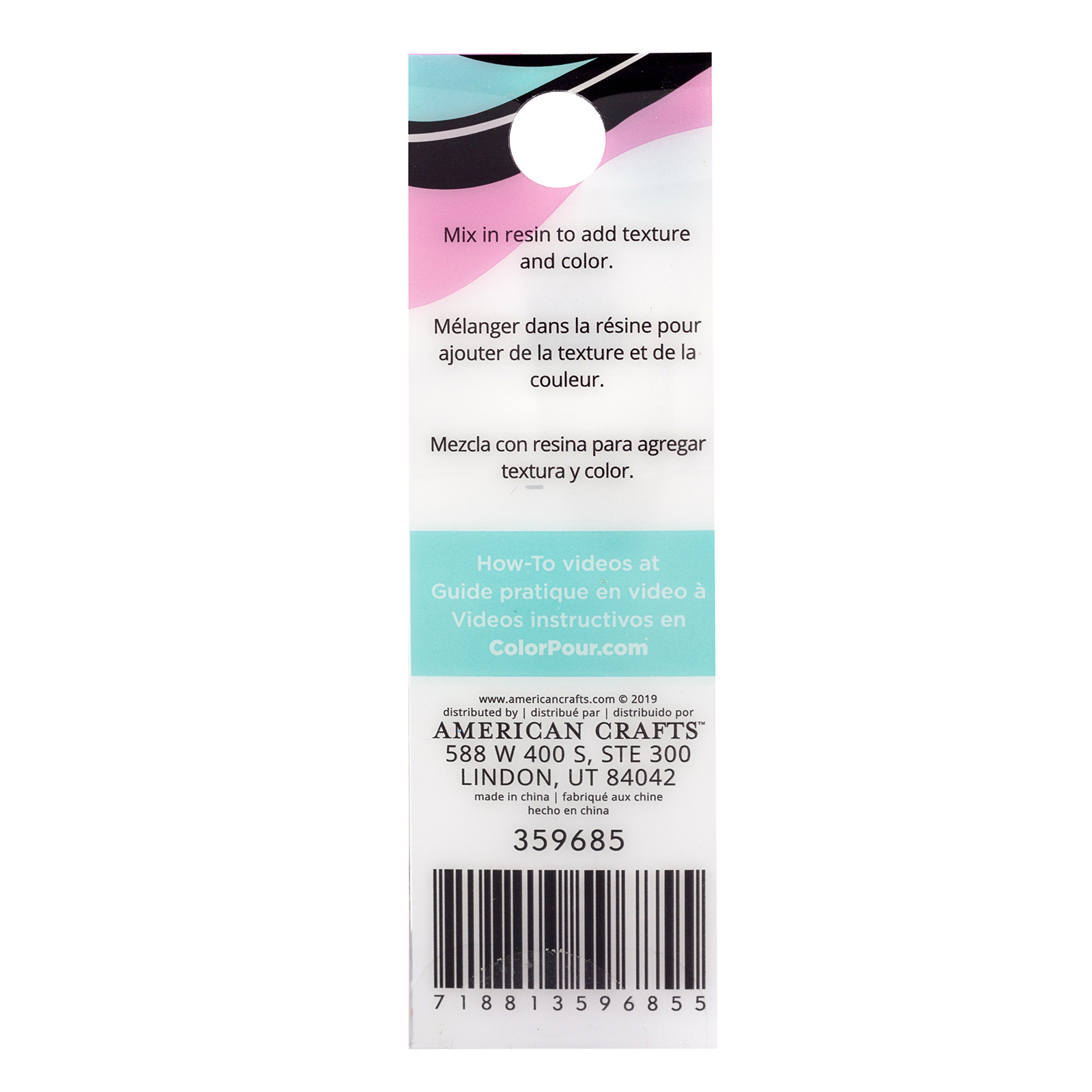 359685 - Ac - Resina De Color Pour - Cuentas - Colorido (4 Piezas) - Imagen 3