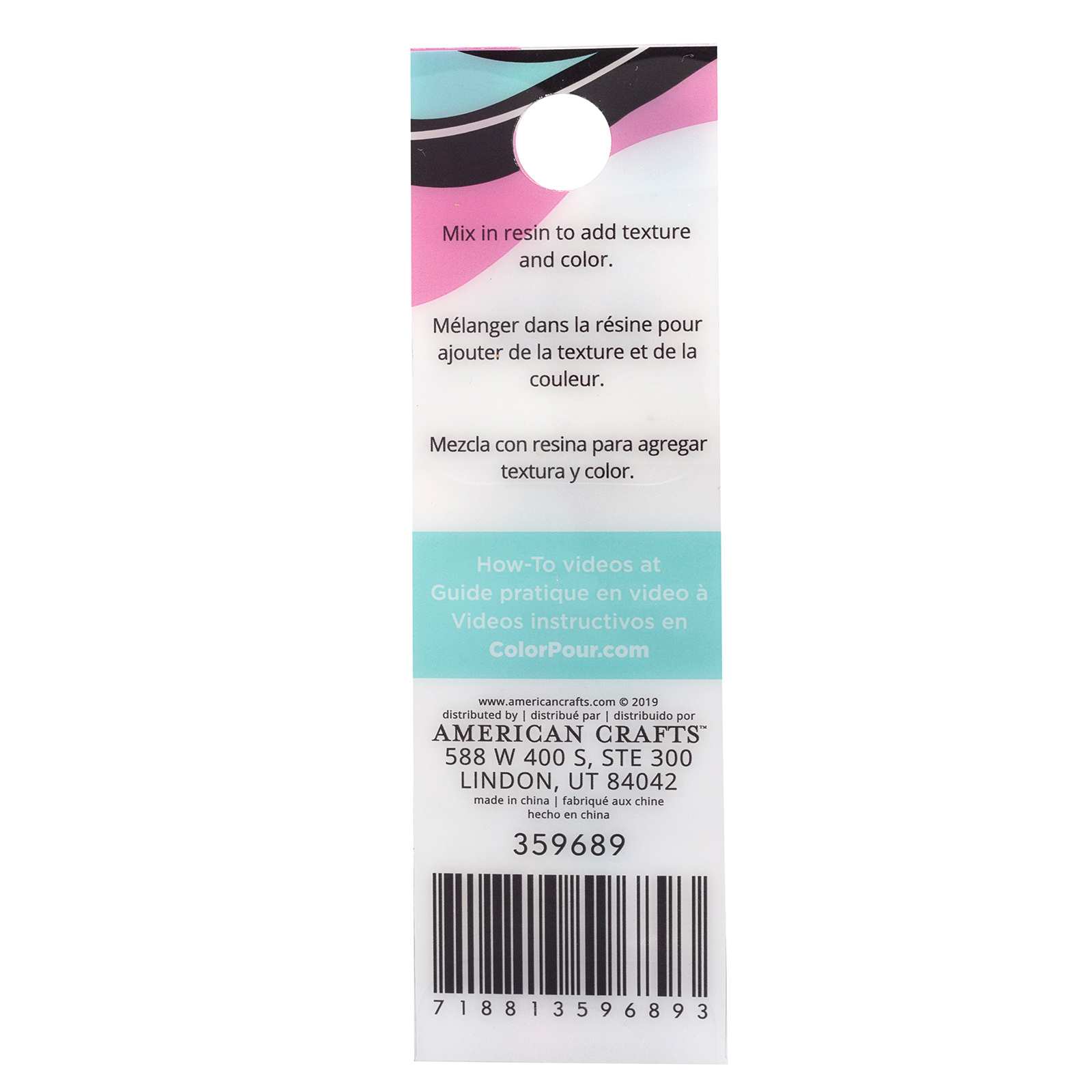 359689 - Ac - Resina De Color Pour - Mini Confetti - Brillante (4 Piezas) - Imagen 3