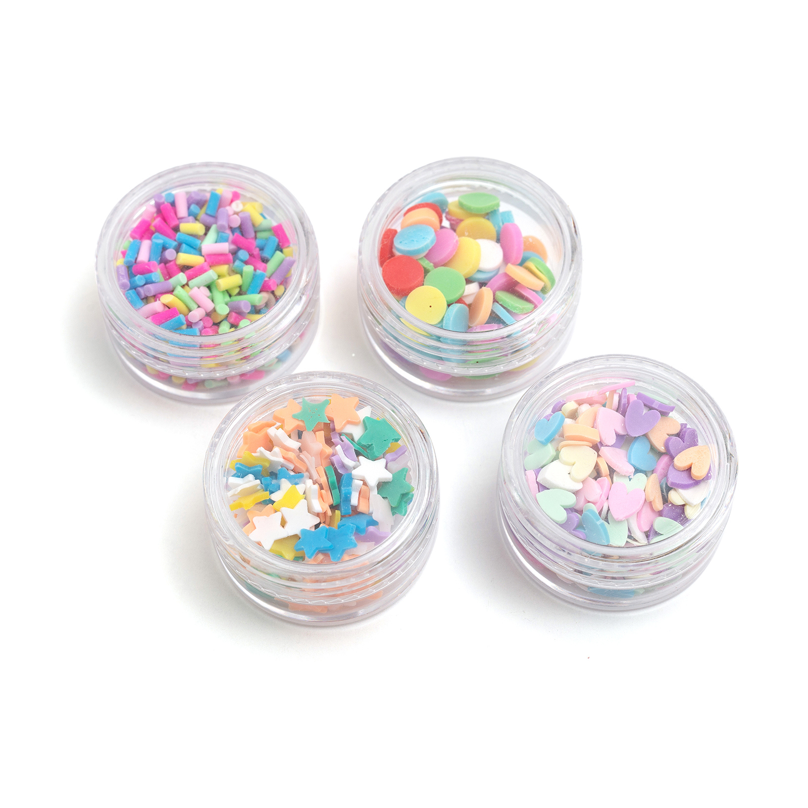 359689 - Ac - Resina De Color Pour - Mini Confetti - Brillante (4 Piezas) - Imagen 2