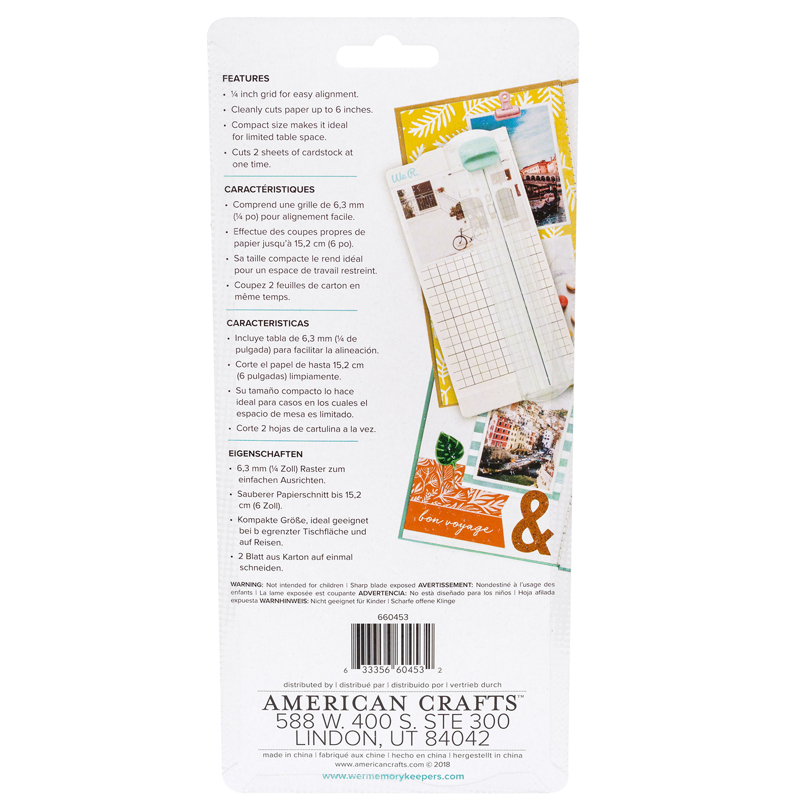 660453 - Herramienta - Wr - Estudio De Revista - Mini Paper Trimmer - Imagen 3