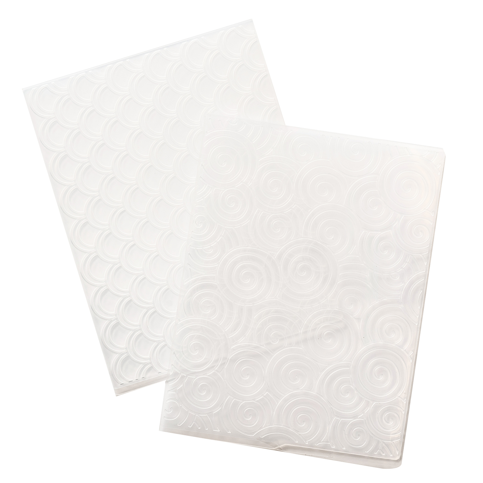 661199 - Embossing Folder - Wr - Revolution - Swirls And Scallops (2 Piece) - Imagen 2