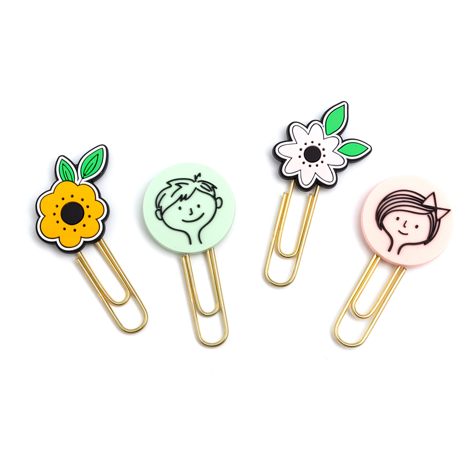 734192 -WR - Icon Paperclips Pb - Jh - This Is Family  - Rubber And Metal (4 Piece) - Imagen 2
