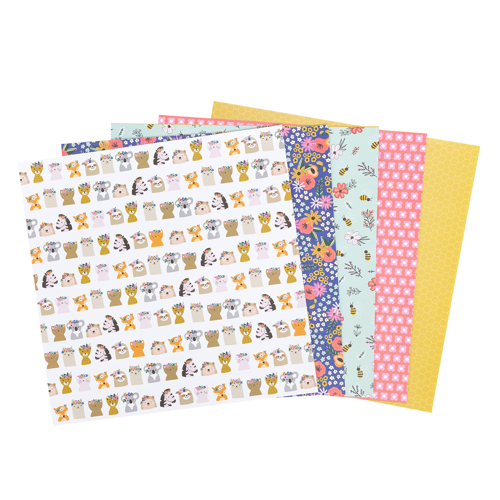736898 - AC - Pb - Jh - Hey, Hello - 12 X 12 - Gold Foil - 36 Sheets - Imagen 2