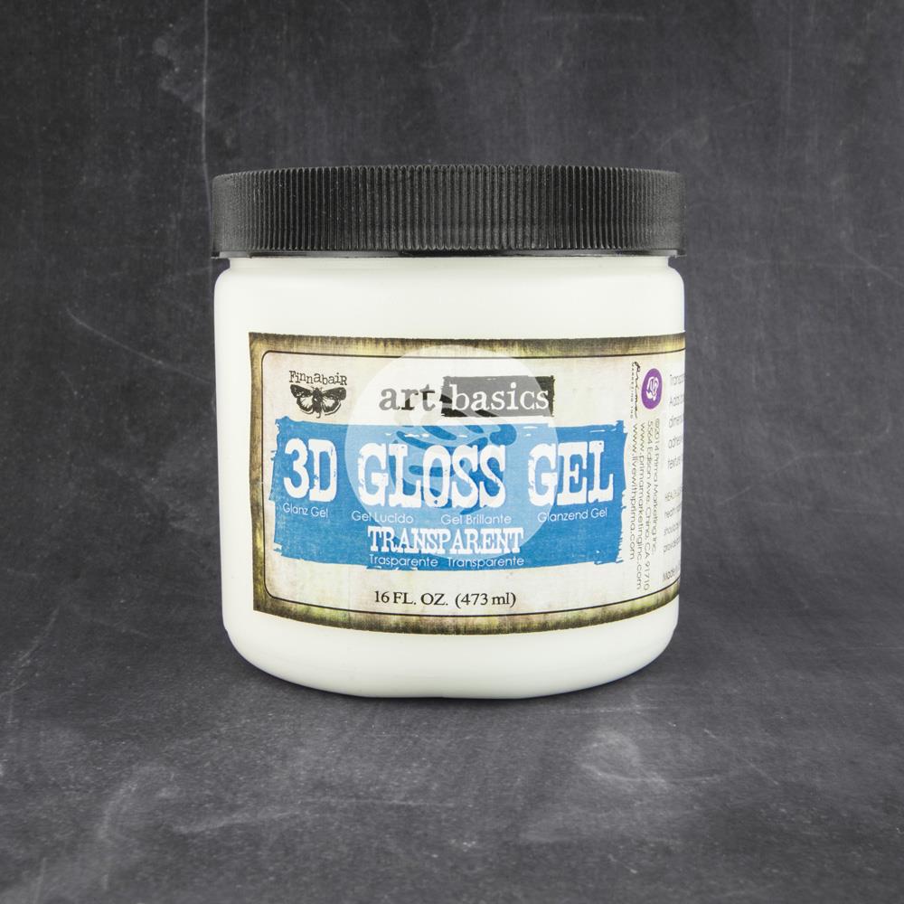 961367 - Transparente - Finnabair Art Basics 3D Gloss Gel 16oz - Imagen 2