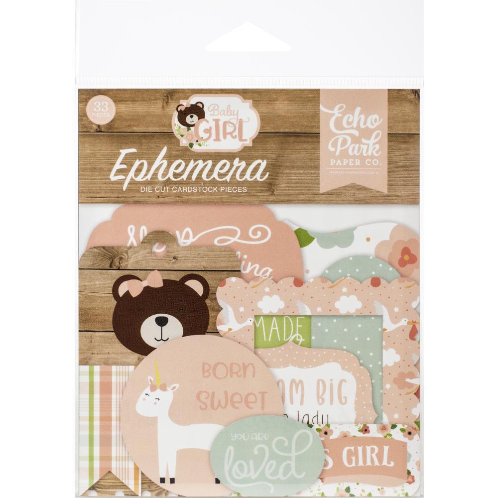 BAG202024 - Echo park - Die cuts Baby Girl - Imagen 3