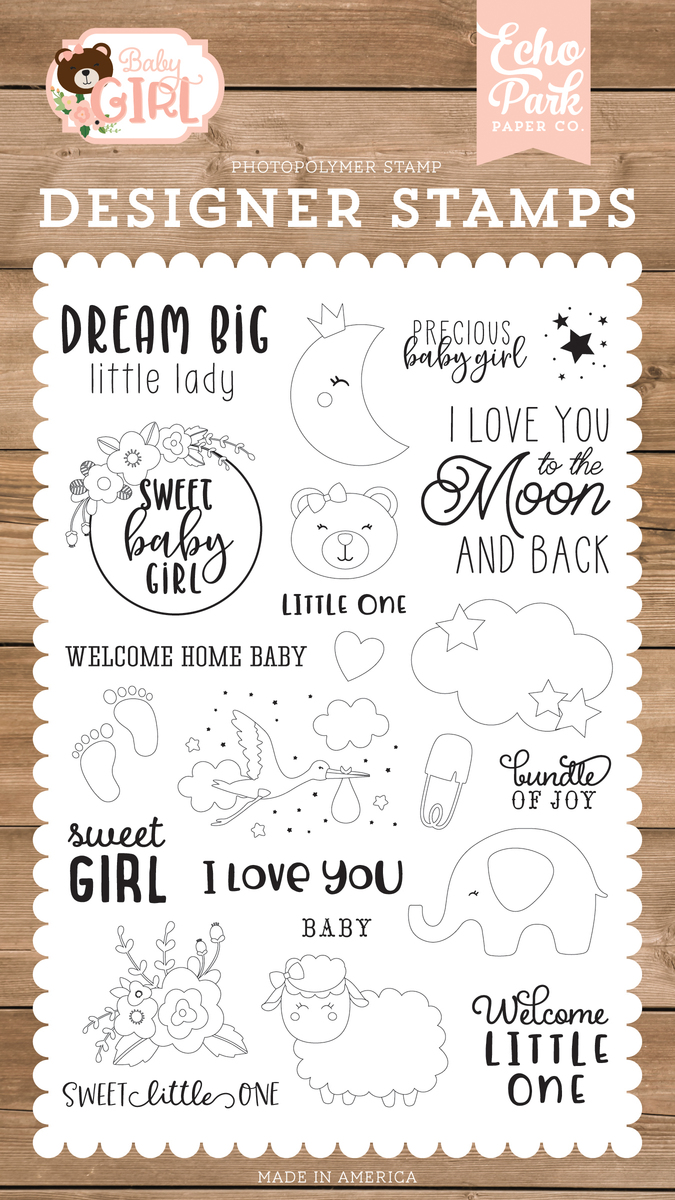 BAG202045 - Juego de sellos Dream Big Little Lady