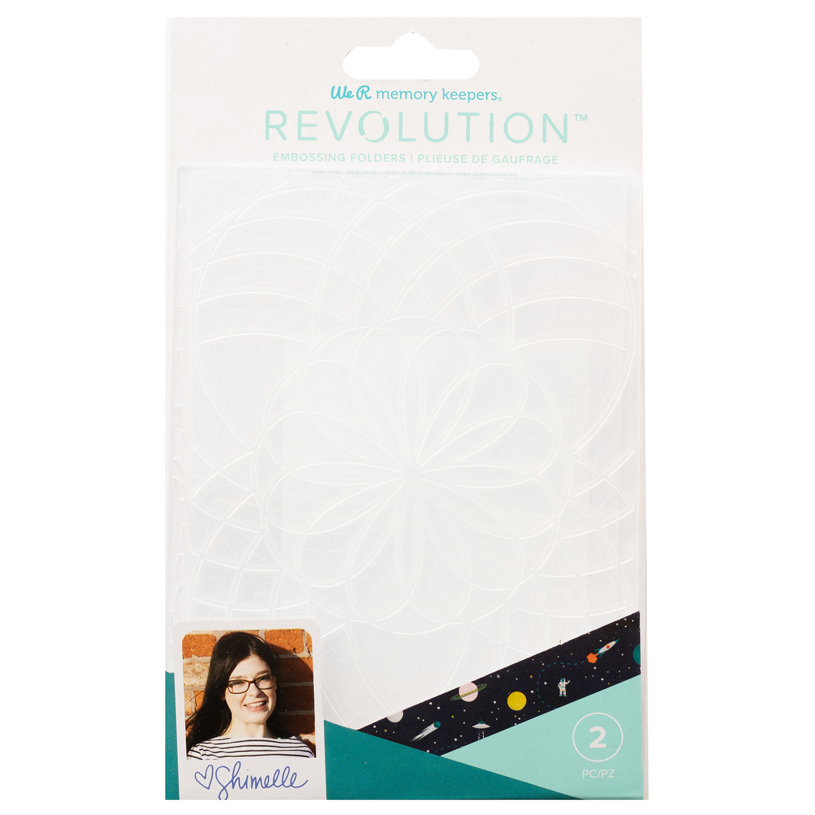 661205 - Embossing Folder - Wr - Sh - Revolution - Shimelle (2 Piece)
