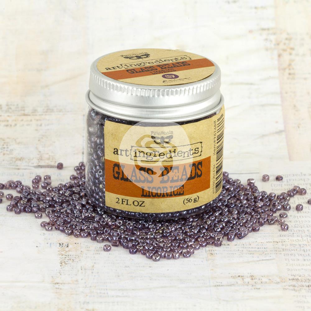 961688 - Regaliz - Finnabair Art Ingredients Cuentas de vidrio 2oz