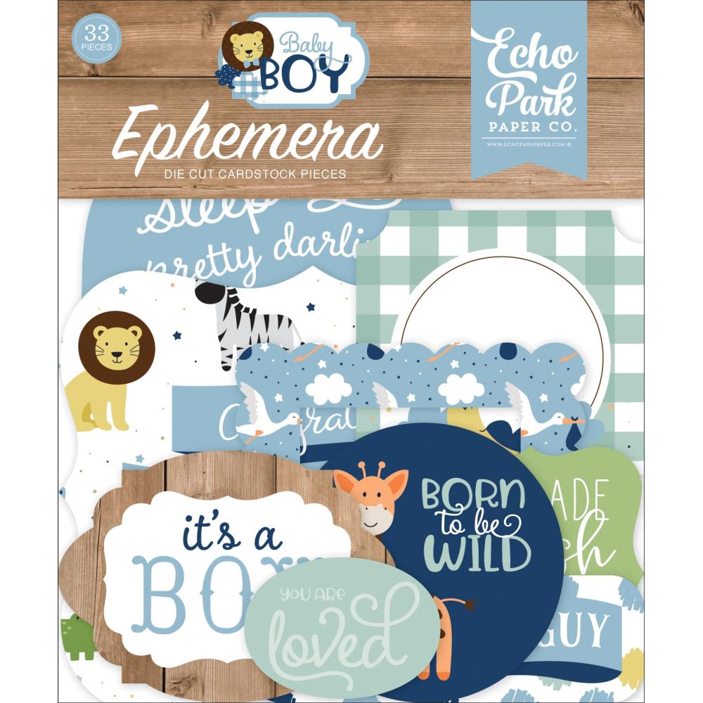 BAB203024 - Echo park - Die cuts Efímero Baby Boy