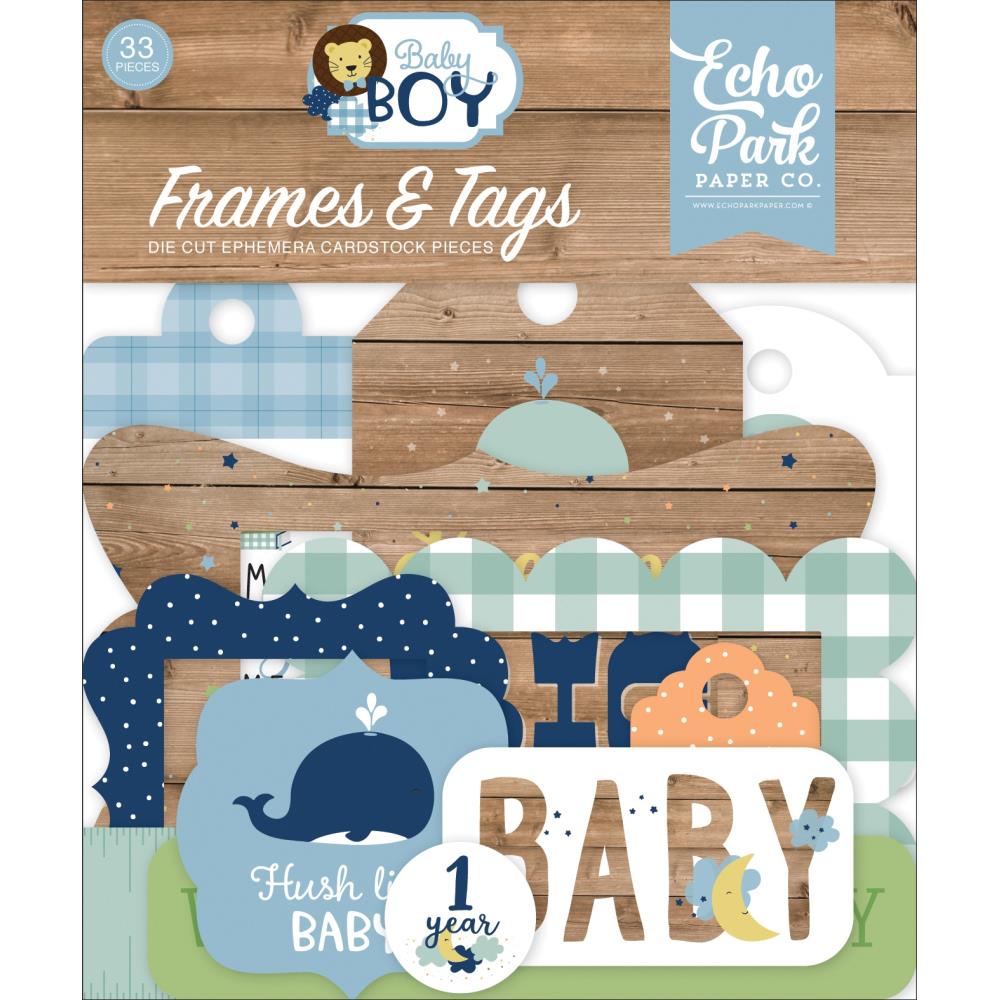 BAB203025 - Echo park - Die cuts Marcos y etiquetas para bebés