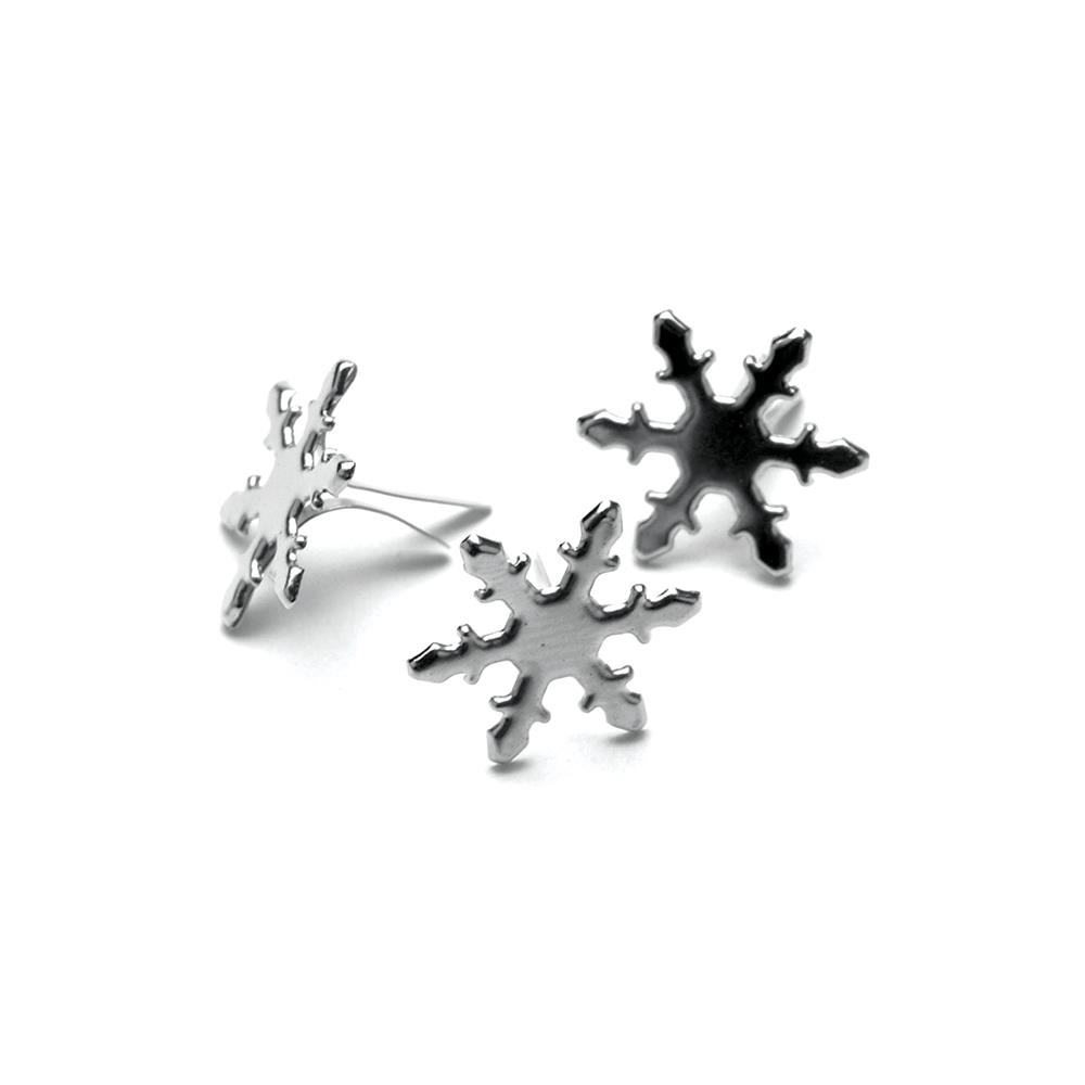 CI92007 - Brads - Copos de nieve - plata