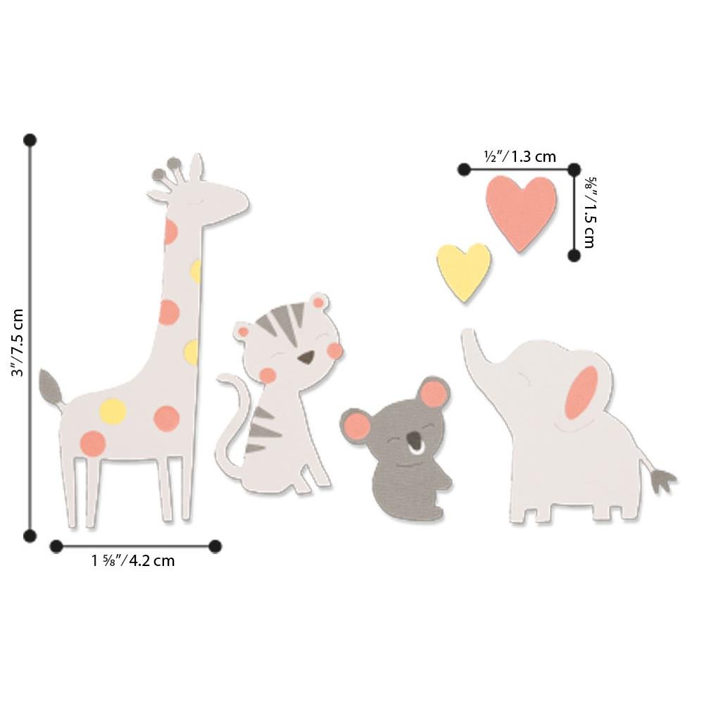 663863 - Sizzix Bigz - Amigos del zoológico - Imagen 5