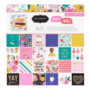 736898 - AC - Pb - Jh - Hey, Hello - 12 X 12 - Gold Foil - 36 Sheets