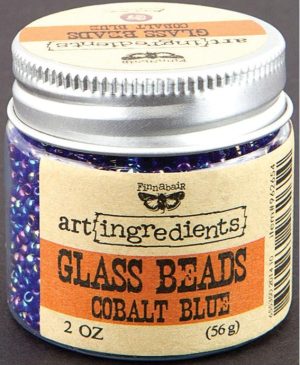 962654 - Azul cobalto - Finnabair Art Ingredients Cuentas de vidrio 2oz