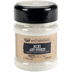 963712 - Blanco - Finnabair Art Ingredients Mini Art Stones 7.77 Onzas