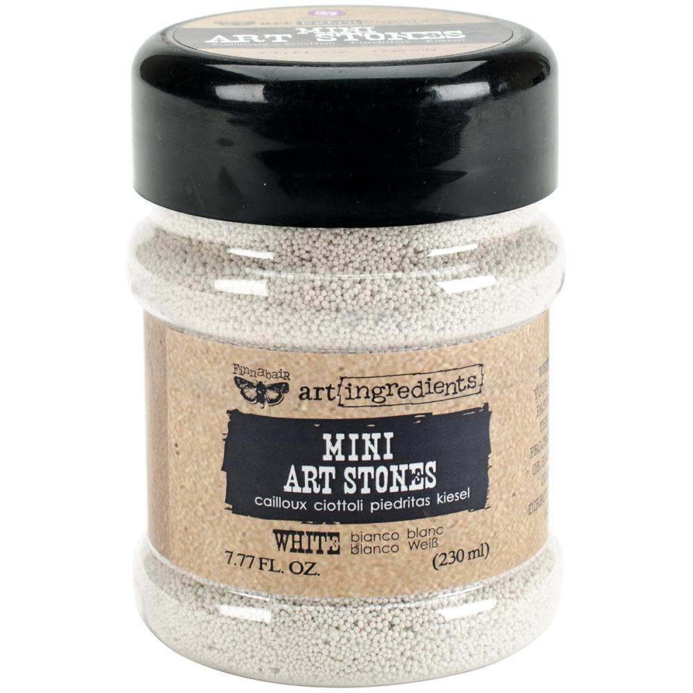 963712 - Blanco - Finnabair Art Ingredients Mini Art Stones 7.77 Onzas
