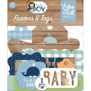 BAB203025 - Echo park - Die cuts Marcos y etiquetas para bebés