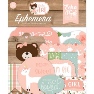 BAG202024 - Echo park - Die cuts Baby Girl
