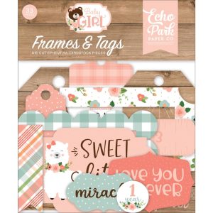 BAG202025 - Echo park - Die cuts Marcos y etiquetas para bebés