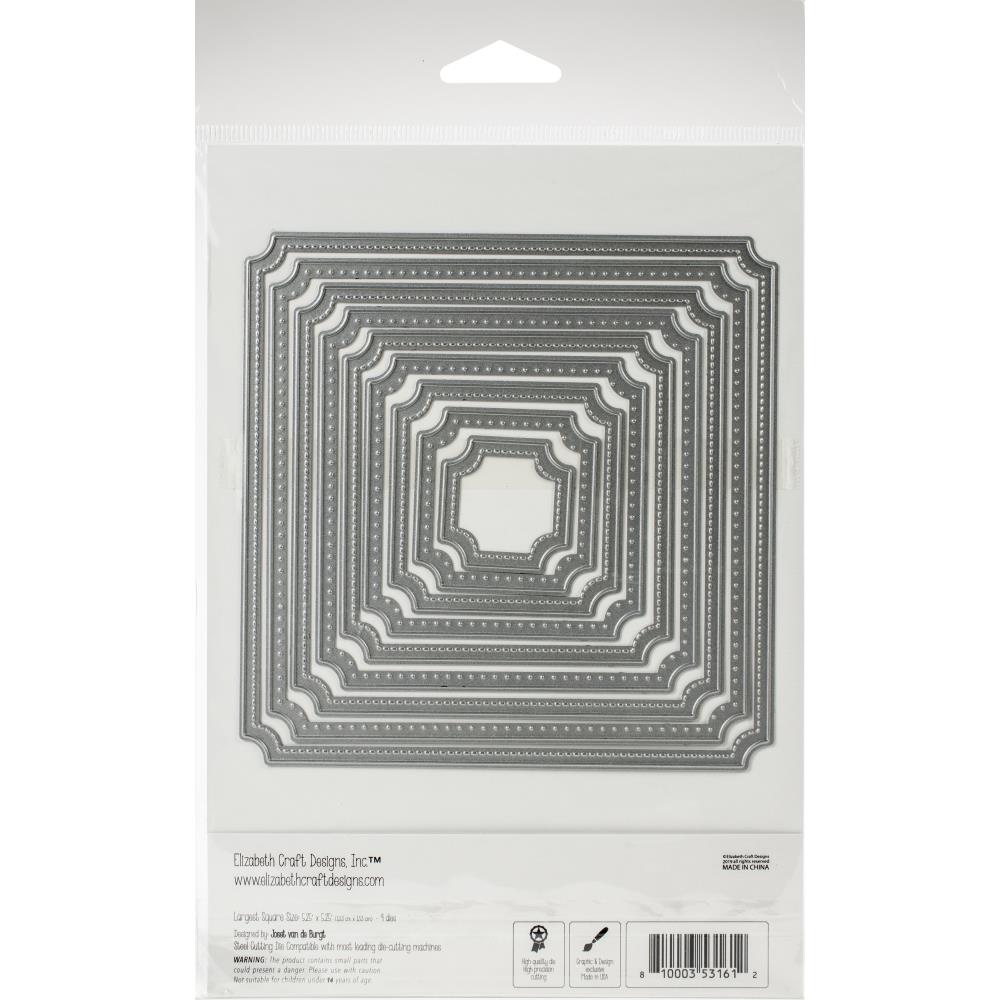 EC1698 - Elizabeth craft - Cuadrado Pespunte - Imagen 3