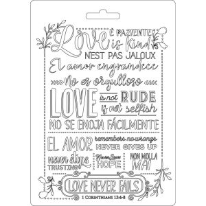 K3PTA552 - Johanna Rivero - Molde Flexible A5 Corintios - Love Story