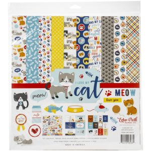 LMC199016 - Echo park - I Love My Cat - 12 cartulinas