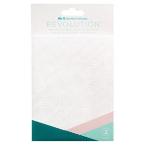 661199 - Embossing Folder - Wr - Revolution - Swirls And Scallops (2 Piece)