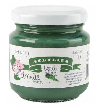 AM120-10 Amelie Acrílica 10 Verde Oliva - 120 ML