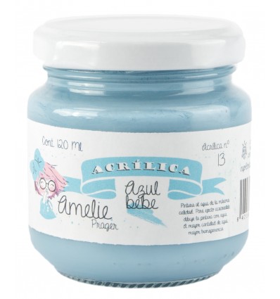 AM120-13 Amelie Acrílica 13 Azul Bebe - 120 ML