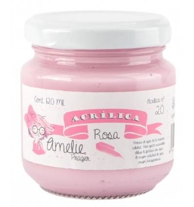 AM120-20 Amelie Acrílica 20 Rosa - 120 ML