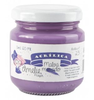 AM120-23 Amelie Acrílica 23 Malva Morado - 120 ML