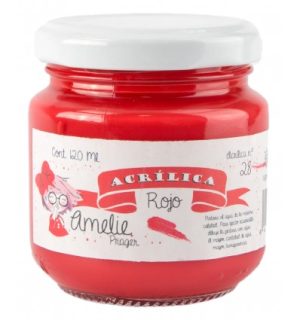 AM120-28 Amelie Acrílica 28 Rojo - 120 ML