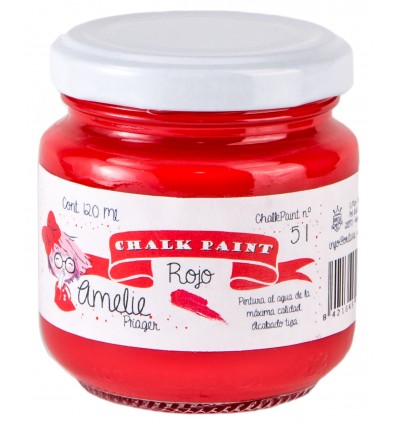 120-51 Amelie Chalk Paint 51 Rojo - 120 ML