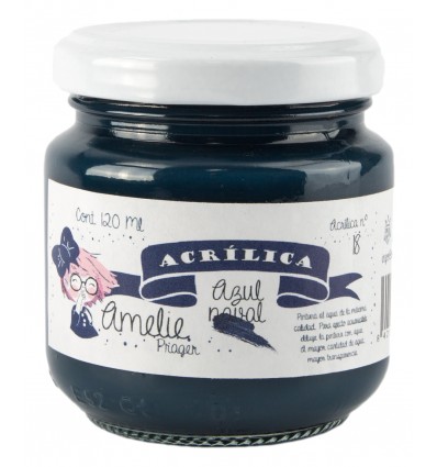 AM120-18 Amelie Acrílica 18 Azul Naval - 120ML