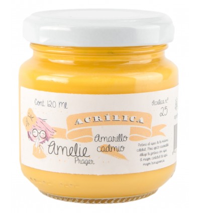 AM120-25 Amelie Acrílica 25 Amarillo Cadmio - 120 ML