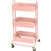661304a - Carro de almacenamiento We R A La Cart con asas - Rosa - Imagen 2