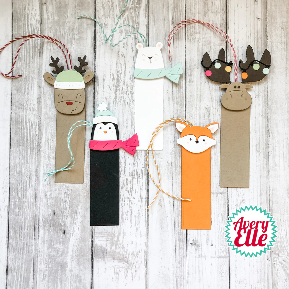 D-09-10 Avery Elle Peek-A-Boo Holiday Tag Toppers - Imagen 2
