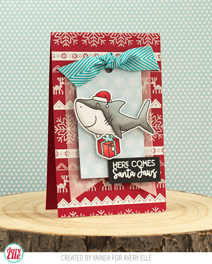 ST-20-31 Santa Jaws - Sellos transparentes - Imagen 3
