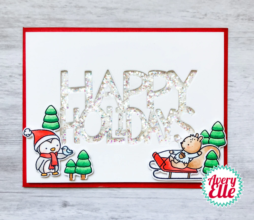 ST-20-34  Winter Friends - Sellos transparentes - Imagen 2