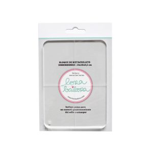MLB0006 - Lora Bailora - Metacrilato con guias 10×14 cm Grosor 5 mm