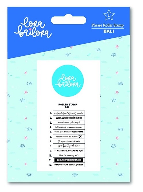 RLB0005 - Sello de caucho rotatorio Bali - Lora Bailora - Imagen 2