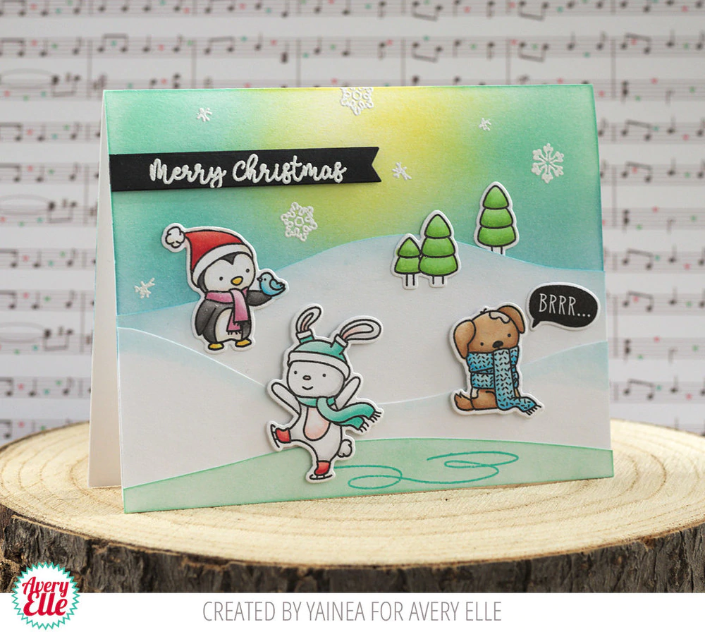 ST-20-34 Winter Friends - Sellos transparentes - Imagen 4