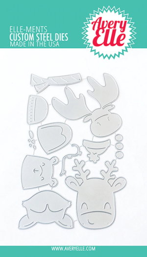 D-09-10 Avery Elle Peek-A-Boo Holiday Tag Toppers