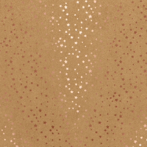 p-083-cf - Papelmanía - Cartulina Foil Kraft Estrella Oro Rosa