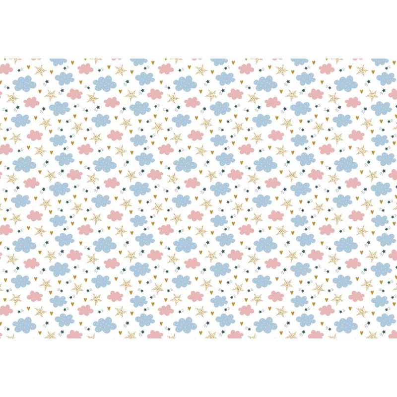 pfy-3520 - Paper for you - Clouds & Stars - Lino Decorado  70 x 50